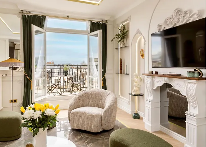Merveil Signature Hoche - Eiffel Tower View شقة باريس